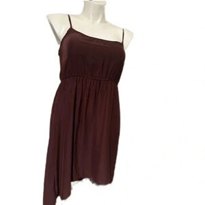 Cotton On Mid Length Maroon Dress Size M